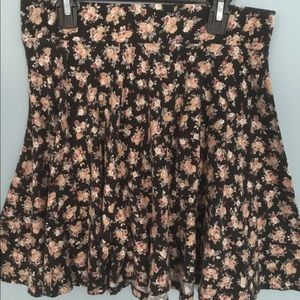 Urban Outfitters | floral skater skirt